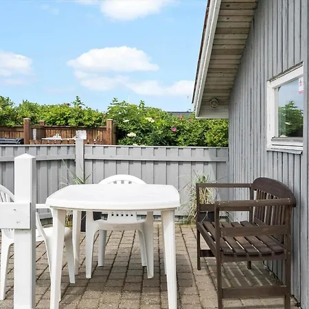 度假居 134-harboore-karolinevej-8 哈博尔